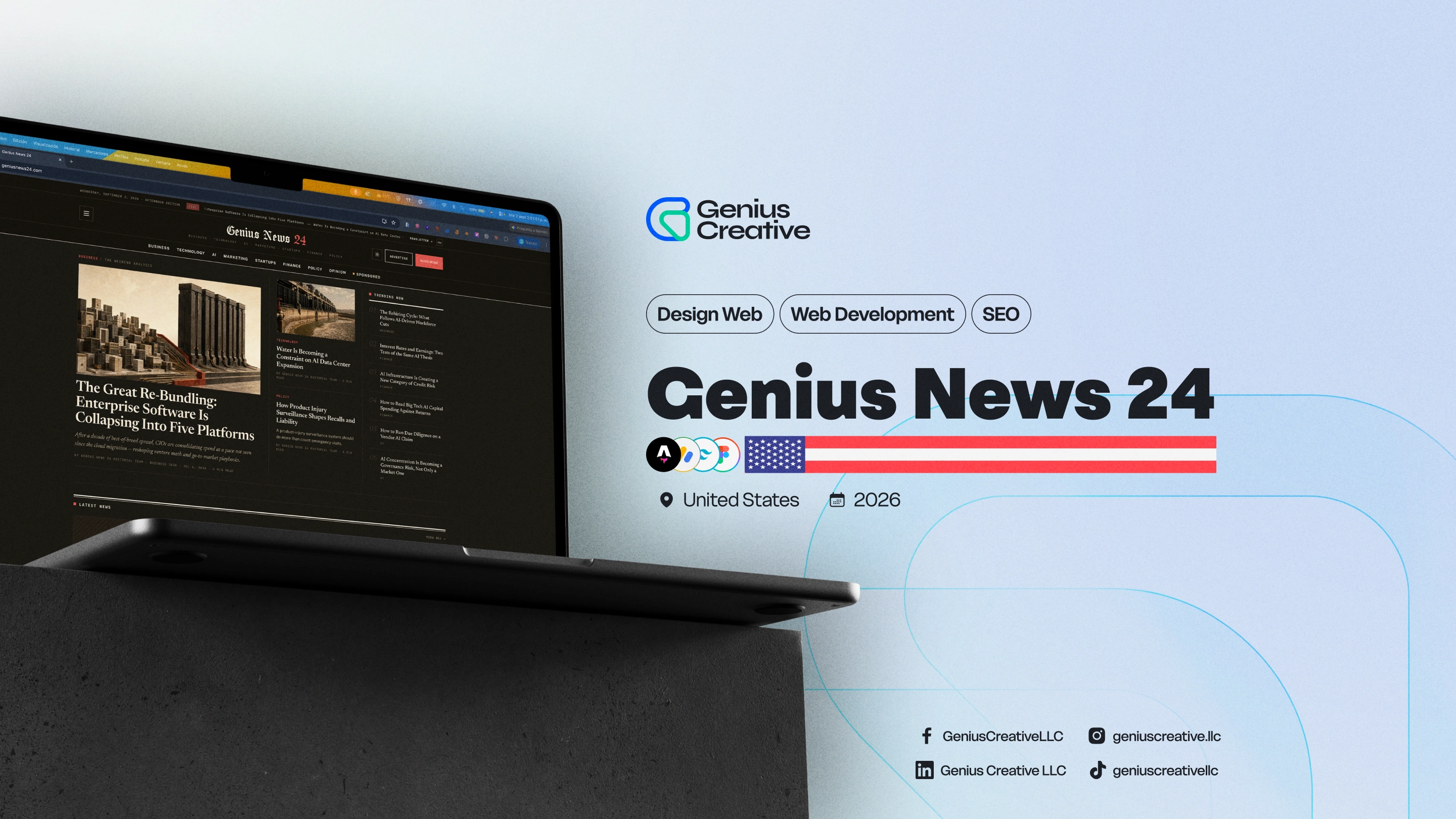 Genius News 24 project cover